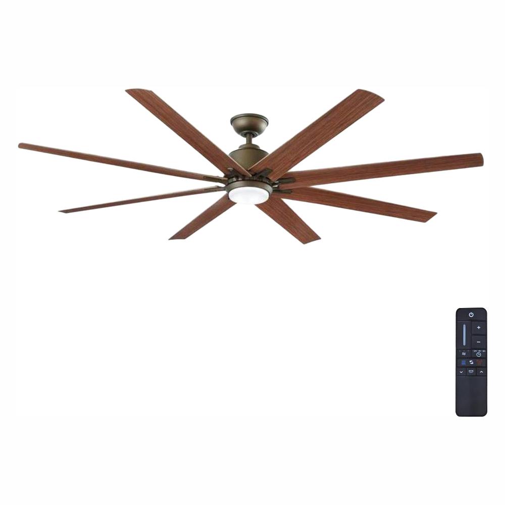 Kensgrove 72 in. LED Indoor/Outdoor Espresso Bronze Ceiling Fan with Remote Control - YG493OD-EB