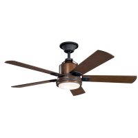 thumbnail image 2 of Mua Hunter Sentinel Indoor Ceiling Fan With LED Light And Remote Control 52 Premier Bronze B01cdfzo8m 2 of 12