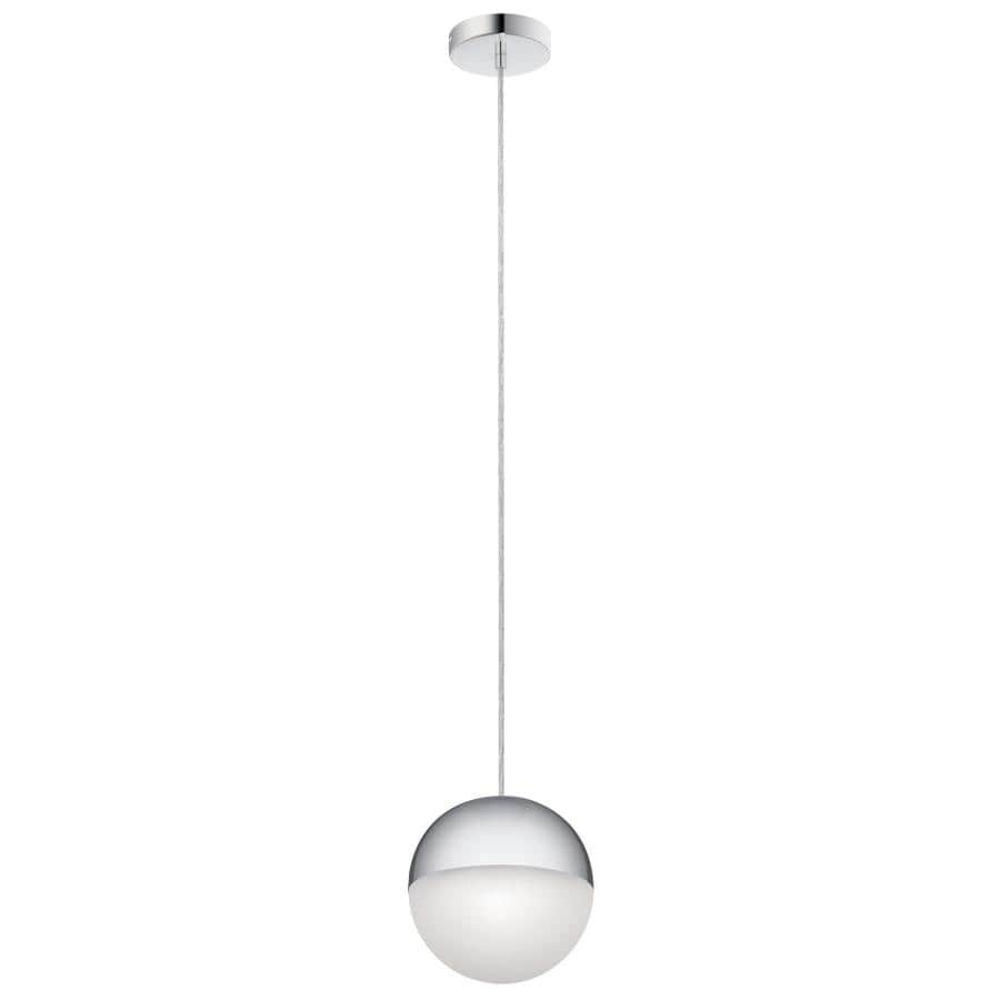 Kichler Moonlit Chrome Modern/Contemporary Globe LED Pendant Light ...