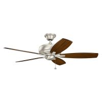 Kichler Terra 52 in. Brushed Nickel Indoor Ceiling Fan (5-Blade) - 330247NI