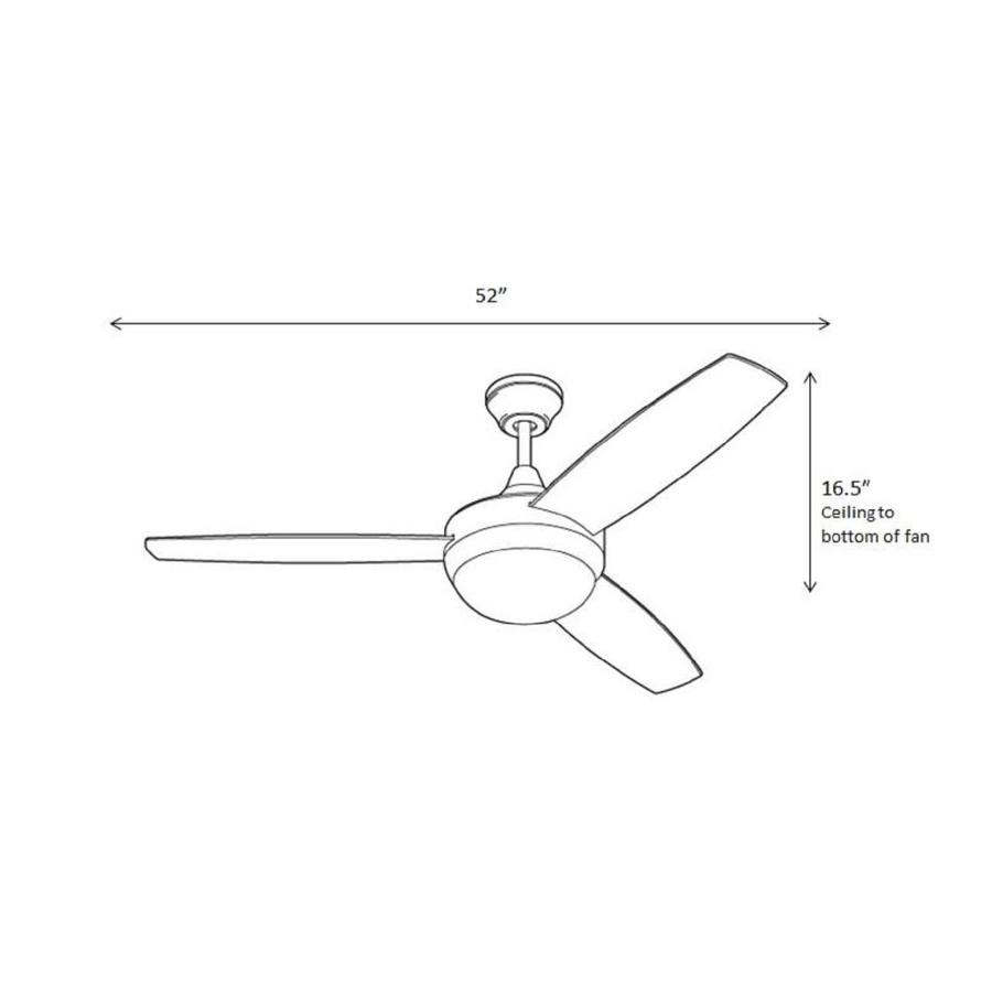 Bronze Indoor Ceiling Fan With Remote