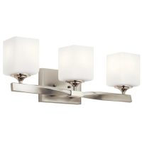 Kichler Marette 3 Light. Nickel Modern/Contemporary Vanity Light - 55002NI