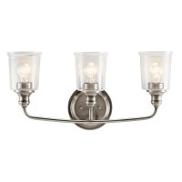 Kichler Waverly 3 Light. Pewter Transitional Vanity Light Bar - 45747CLP