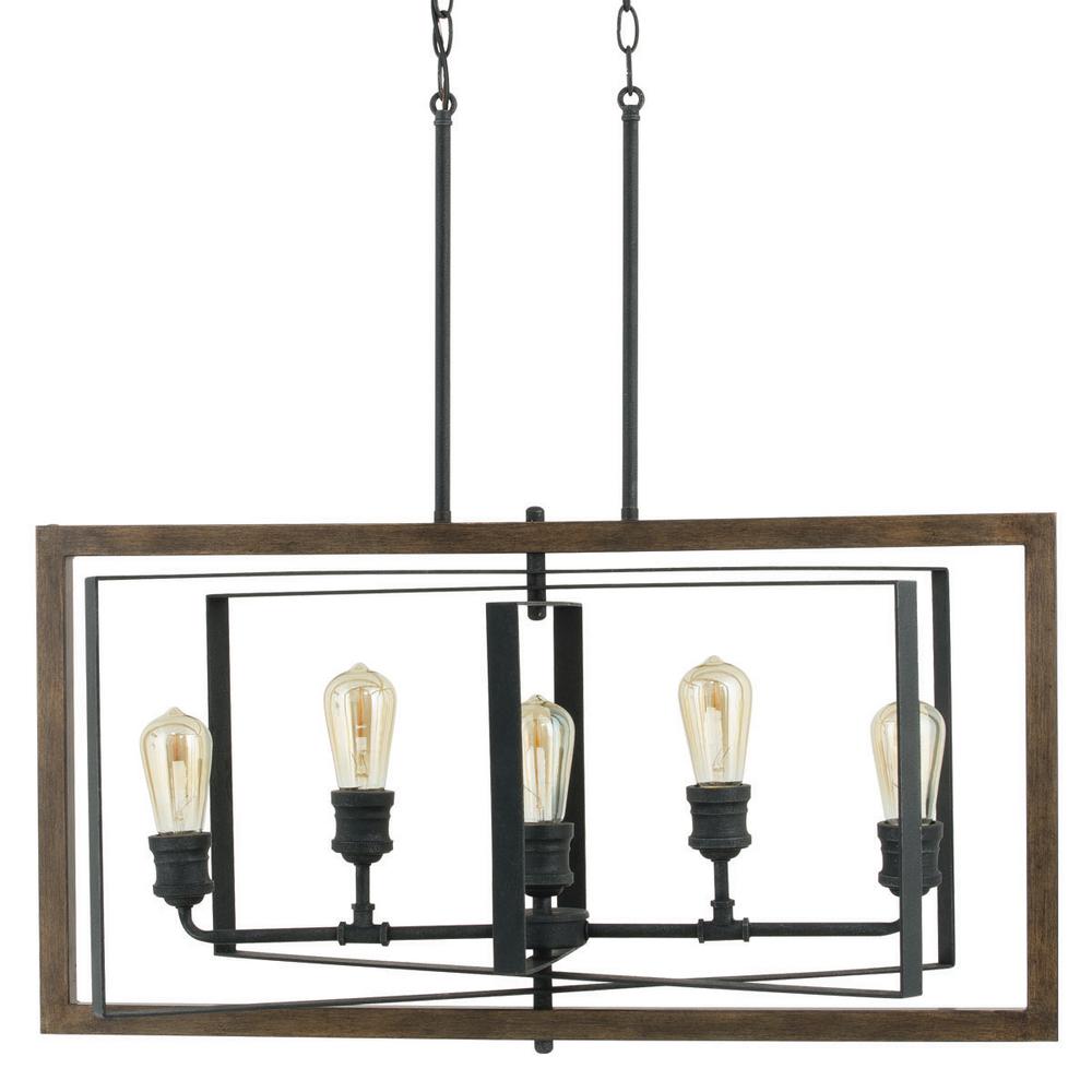 Home Decorators Palermo Grove 1-Light Gilded Iron Outdoor Wall Lantern Sconce 