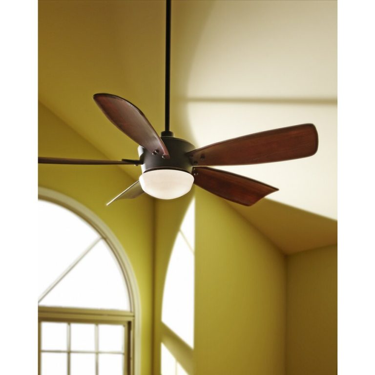 Harbor Breeze Saratoga 60-in Oil Rubbed Bronze LED Indoor Ceiling Fan ...