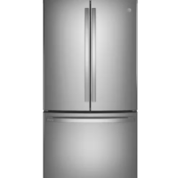 GE - Profile 23.1 cu. ft. French Door Refrigerator in Fingerprint Resistant Stainless Steel, Counter Depth, ENERGY STAR