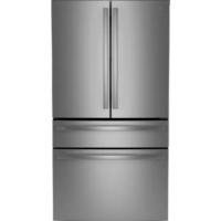 Profile 29 cu. ft. Smart 4-Door French-Door Refrigerator Stainless Steel w/Door in Door, Dual-Dispense AutoFill Pitcher