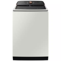 SAMSUNG - 5.5 cu. ft. Smart High-Efficiency Top Load Washer with Impeller and Super Speed in Ivory, ENERGY STAR