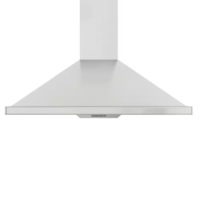 Zephyr - Brisas 30 in. 600 CFM Chimney Wall Mount Range Hood with LED Lights in Stainless Steel
