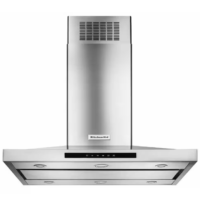 KitchenAid - 36 in. Island Canopy Convertible Range Hood in Stainless Steel