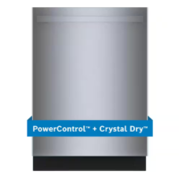 Bosch - Benchmark Series 24 in. Stainless Steel Top Control Tall Tub Dishwasher with Stainless Steel Tub, 39 dBA