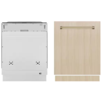 ZLINE - Kitchen and Bath Autograph Edition 24 in. Top Control 6-Cycle Tall Tub Panel Ready Dishwasher with 3rd Rack and Champagne Bronze Handle