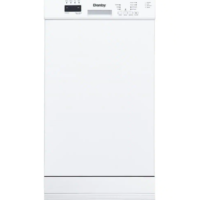 Danby - 18 in. Front Control Built-in Dishwasher in White, 51 DB