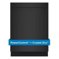 Bosch - 800 Series 24 in. Black Top Control Tall Tub Dishwasher with Stainless Steel Tub, 42 dBA