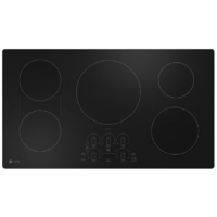 GE - Profile 36 in. 5 Burner Element Smart Smooth Induction Touch Control Cooktop in Black