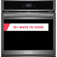 Frigidaire - Gallery 27 in. Single Electric Built-In Wall Oven with Total Convection in Smudge-Proof Stainless Steel